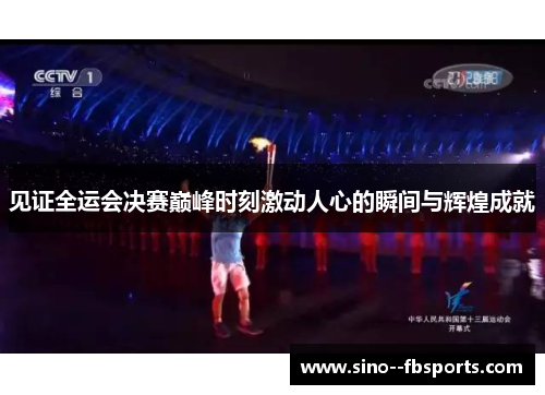 见证全运会决赛巅峰时刻激动人心的瞬间与辉煌成就